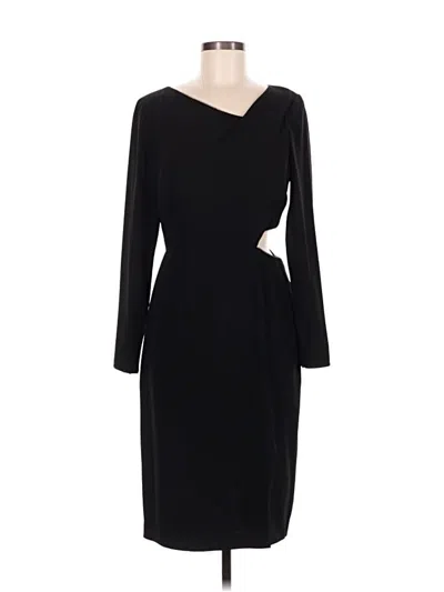 Pre-owned Halston Heritage Cocktail Dress In Black