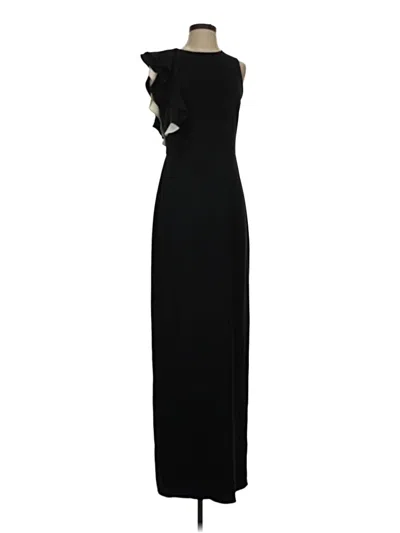 Pre-owned Halston Heritage Cocktail Dress In Black