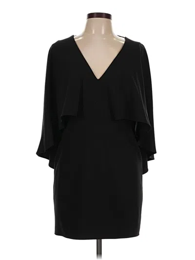 Pre-owned Halston Heritage Cocktail Dress In Black