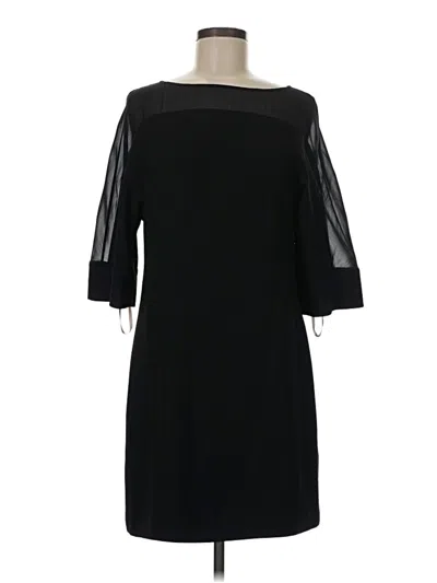 Pre-owned Halston Heritage Cocktail Dress In Black