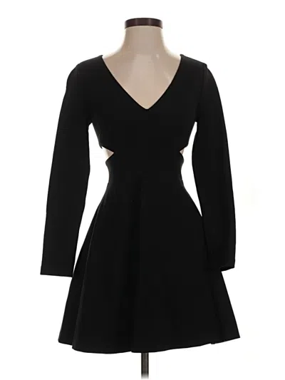 Pre-owned Halston Heritage Cocktail Dress In Black