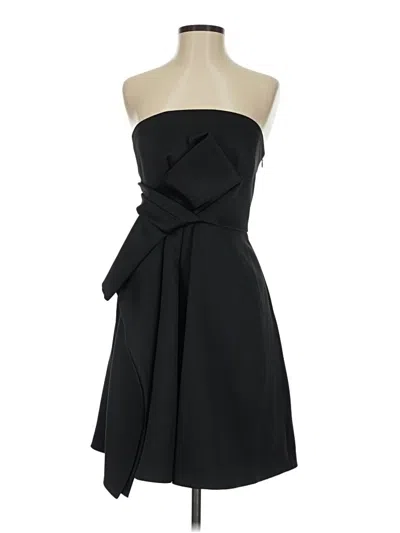 Pre-owned Halston Heritage Cocktail Dress In Black