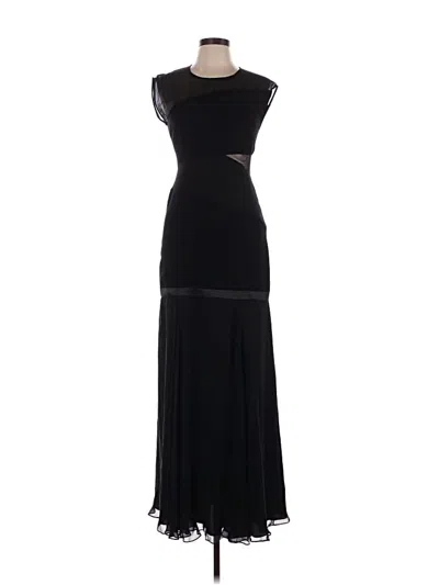 Pre-owned Halston Heritage Cocktail Dress In Black