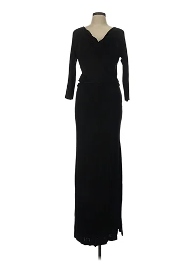 Pre-owned Halston Heritage Cocktail Dress In Black