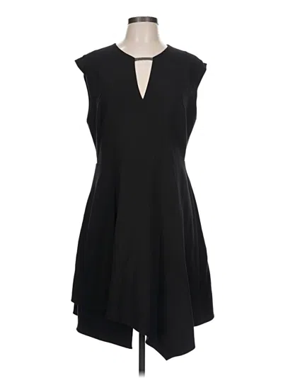 Pre-owned Halston Heritage Cocktail Dress In Black