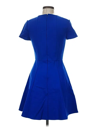 Pre-owned Halston Heritage Cocktail Dress In Blue