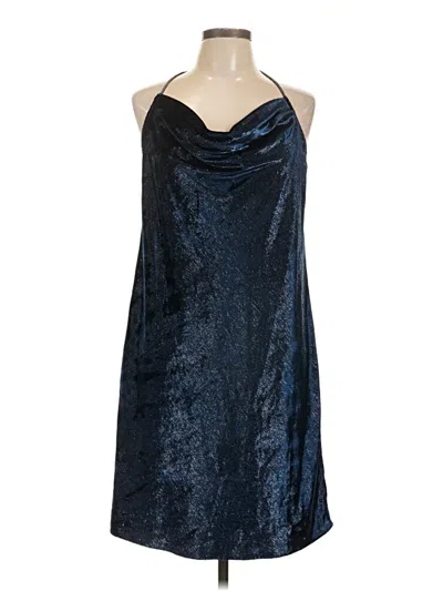 Halston Heritage Cocktail Dress In Blue