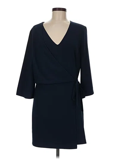 Pre-owned Halston Heritage Cocktail Dress In Blue