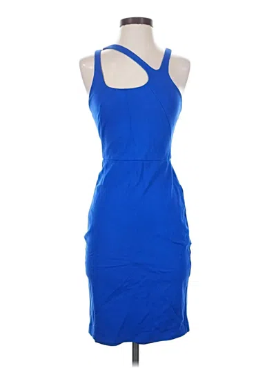 Pre-owned Halston Heritage Cocktail Dress In Blue