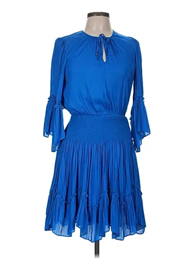 Halston Heritage Cocktail Dress In Blue
