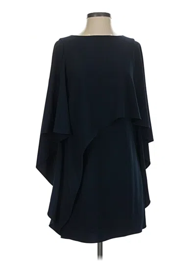 Pre-owned Halston Heritage Cocktail Dress In Blue