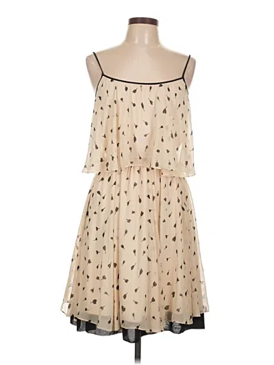 Pre-owned Halston Heritage Cocktail Dress In Brown