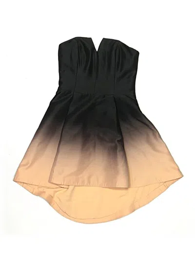 Pre-owned Halston Heritage Cocktail Dress In Brown