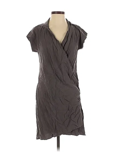Pre-owned Halston Heritage Cocktail Dress In Gray