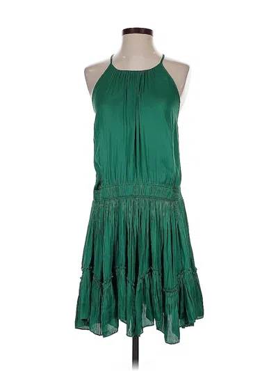 Pre-owned Halston Heritage Cocktail Dress In Green