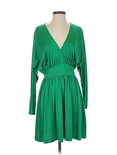 Pre-owned Halston Heritage Cocktail Dress In Green