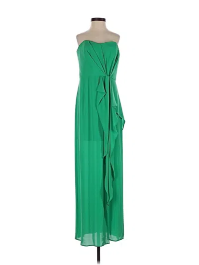 Pre-owned Halston Heritage Cocktail Dress In Green