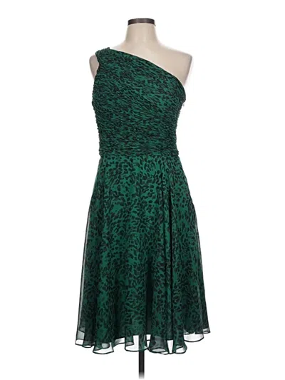 Pre-owned Halston Heritage Cocktail Dress In Green