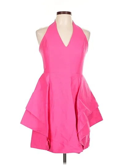 Pre-owned Halston Heritage Cocktail Dress In Pink