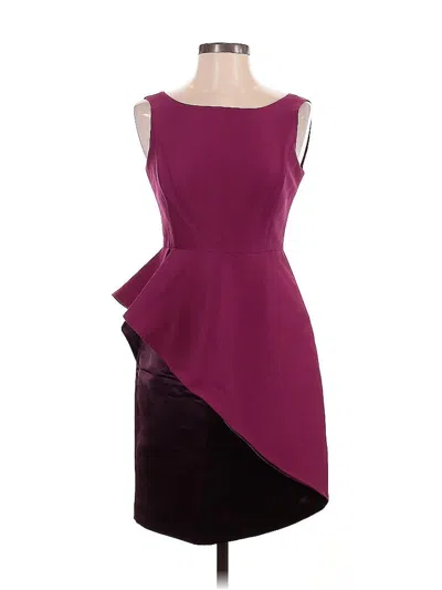 Pre-owned Halston Heritage Cocktail Dress In Pink