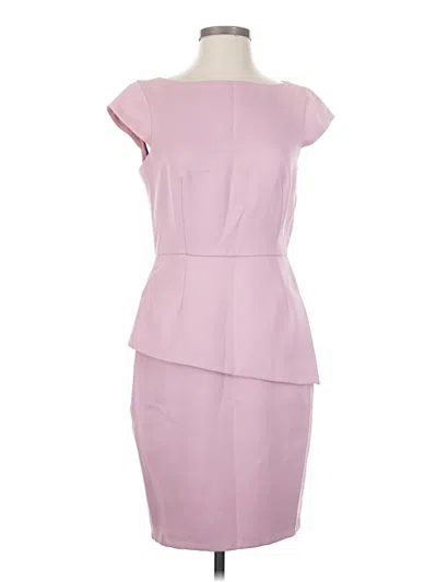 Pre-owned Halston Heritage Cocktail Dress In Pink