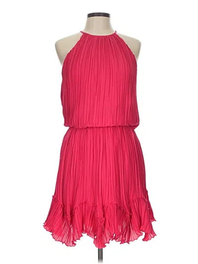 Pre-owned Halston Heritage Cocktail Dress In Pink