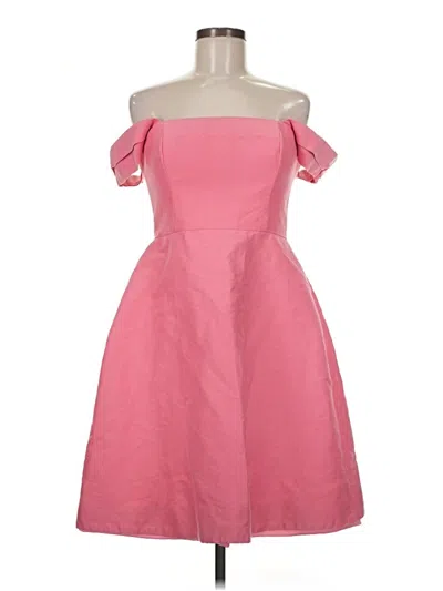Pre-owned Halston Heritage Cocktail Dress In Pink