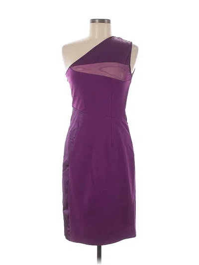 Pre-owned Halston Heritage Cocktail Dress In Purple