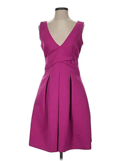 Pre-owned Halston Heritage Cocktail Dress In Purple
