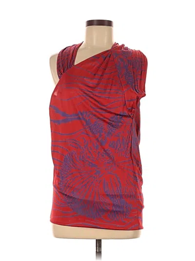Pre-owned Halston Heritage Cocktail Dress In Red