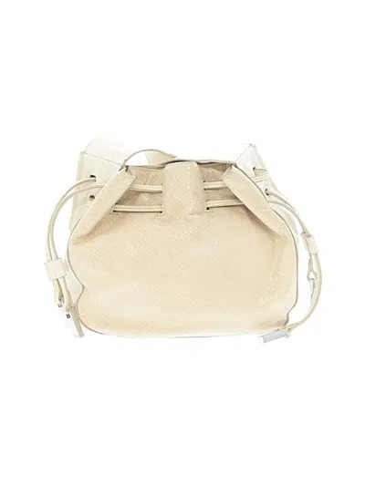 Pre-owned Halston Heritage Crossbody Bag In Ivory