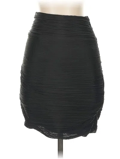 Pre-owned Halston Heritage Formal Skirt In Black