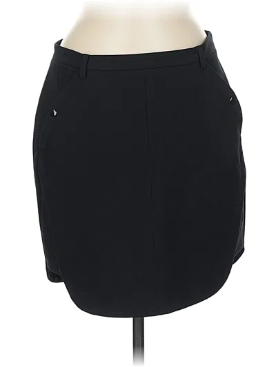 Pre-owned Halston Heritage Formal Skirt In Black