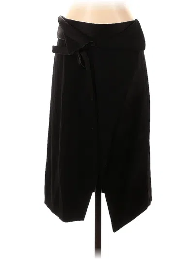 Pre-owned Halston Heritage Formal Skirt In Black