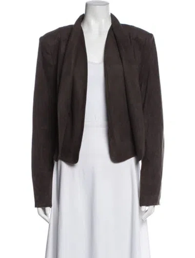 Pre-owned Halston Heritage Jacket In Brown
