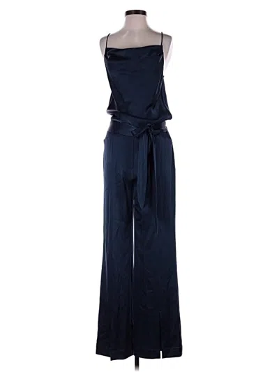 Pre-owned Halston Heritage Jumpsuit In Blue