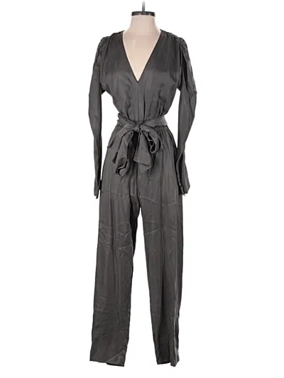 Pre-owned Halston Heritage Jumpsuit In Gray