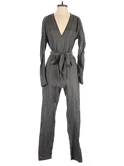 Pre-owned Halston Heritage Jumpsuit In Gray