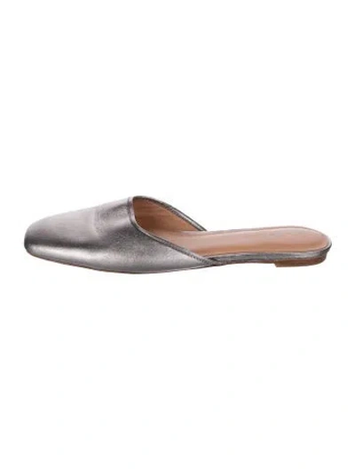 Pre-owned Halston Heritage Leather Mules In Multi