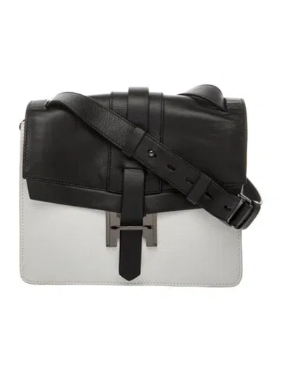 Pre-owned Halston Heritage Leather Shoulder Bag In Multi