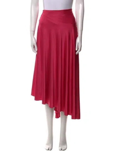 Pre-owned Halston Heritage Midi Length Skirt In Pink