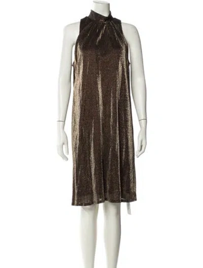 Pre-owned Halston Heritage Nylon Knee-length Dress