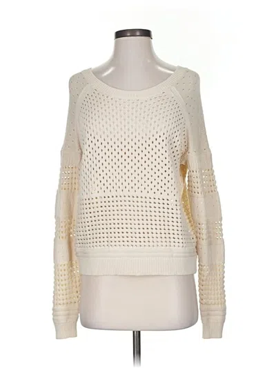 Pre-owned Halston Heritage Pullover Sweater In Ivory