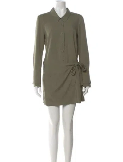 Pre-owned Halston Heritage Romper In Green