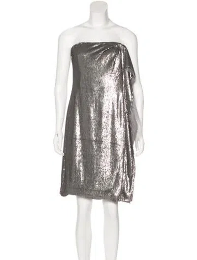 Pre-owned Halston Heritage Sequin Mini Dress