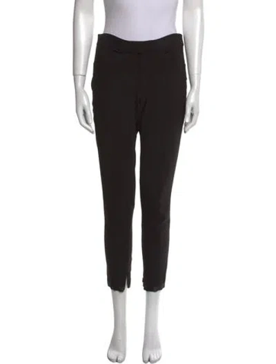 Pre-owned Halston Heritage Skinny Leg Pants In Black