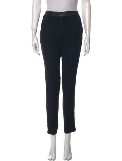 Pre-owned Halston Heritage Skinny Leg Pants In Black