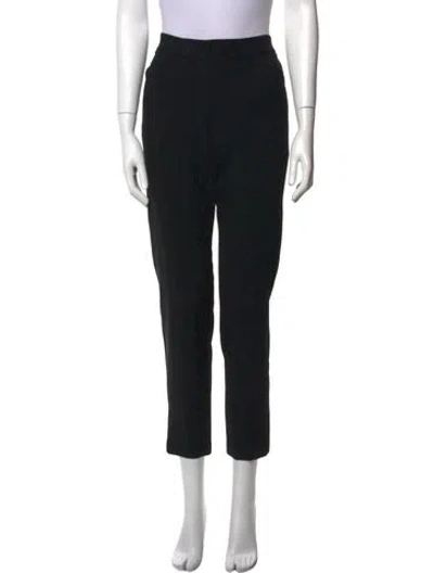 Pre-owned Halston Heritage Skinny Leg Pants In Black
