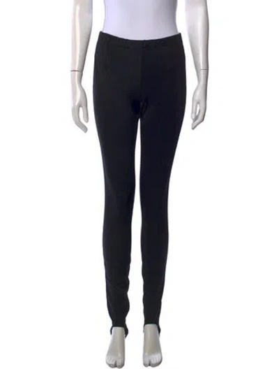 Pre-owned Halston Heritage Skinny Leg Pants In Black