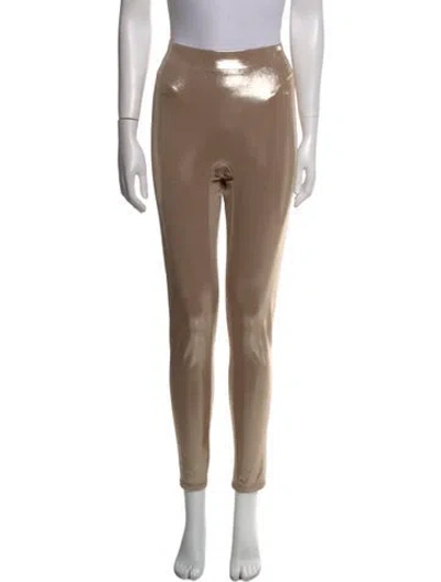 Pre-owned Halston Heritage Skinny Leg Pants In Neutral